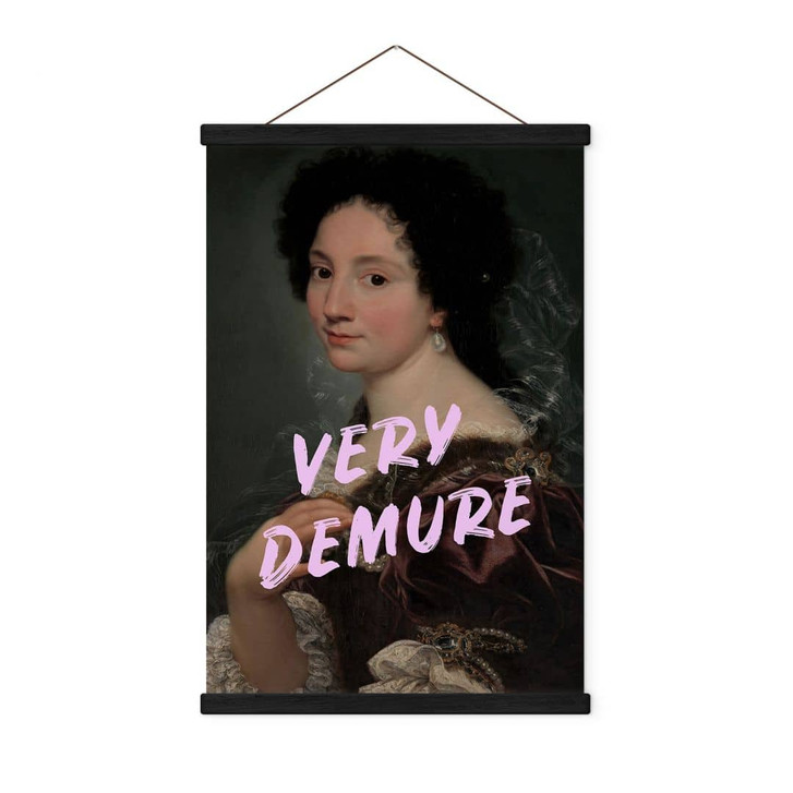 Stoffbild Barocke Schönheit: Very Demure - Grace Digital Art - WA451849