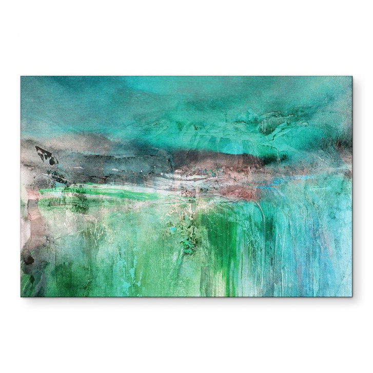 Wandbild Grüne Fantasielandschaft - Schmucker - Alu-Dibond - WA506205