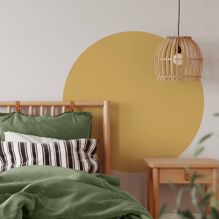 Wandtattoo Kreis senfgelb - Rund - WA412314