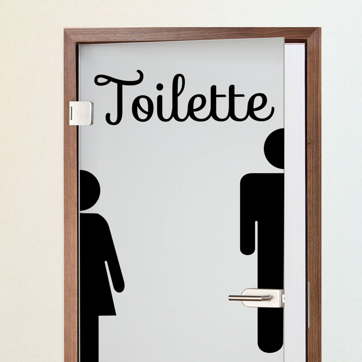 Wandtattoo Toilettenmännchen - Set 1 - WA220042