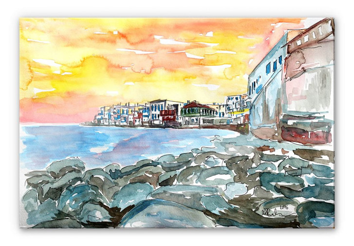 Acrylglasbild Bleichner - Magnificent Mykonos - WA251544