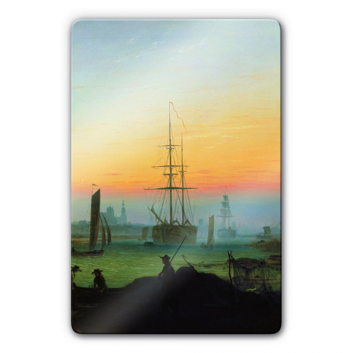 Glasbild Friedrich - Hafen von Greifswald - WA123147