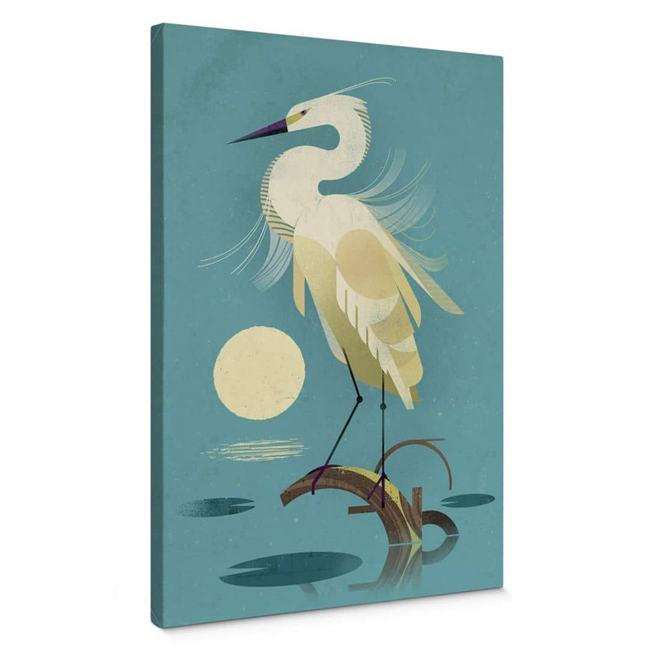 Leinwandbild Braun - Reiher - WA341242