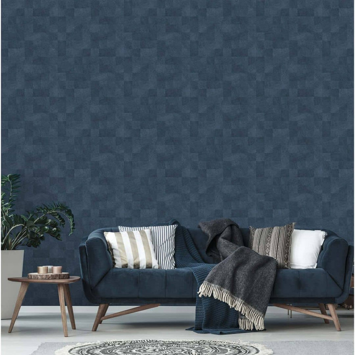 Livingwalls geometrische Tapete Titanium 3 Vliestapete blau - WA328253
