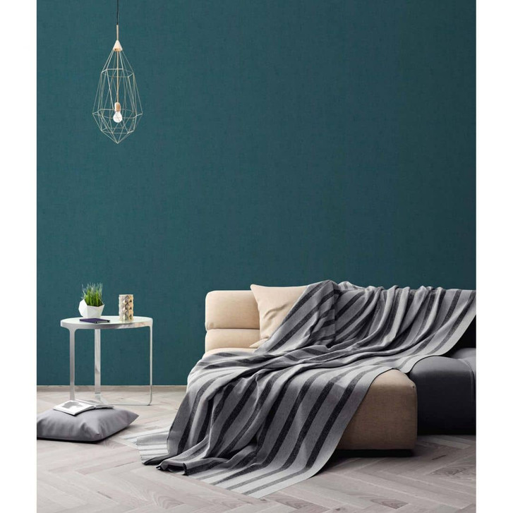 Livingwalls Unitapete Titanium 3 Vliestapete einfarbig blau - WA328214