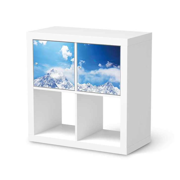 Möbel Klebefolie IKEA Expedit Regal 2 Türen (quer) - Everest - CR113426