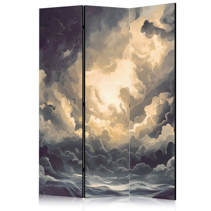 Paravent, Raumteiler freistehend, Trennwand - Epic Sun and Clouds Play - WA441876