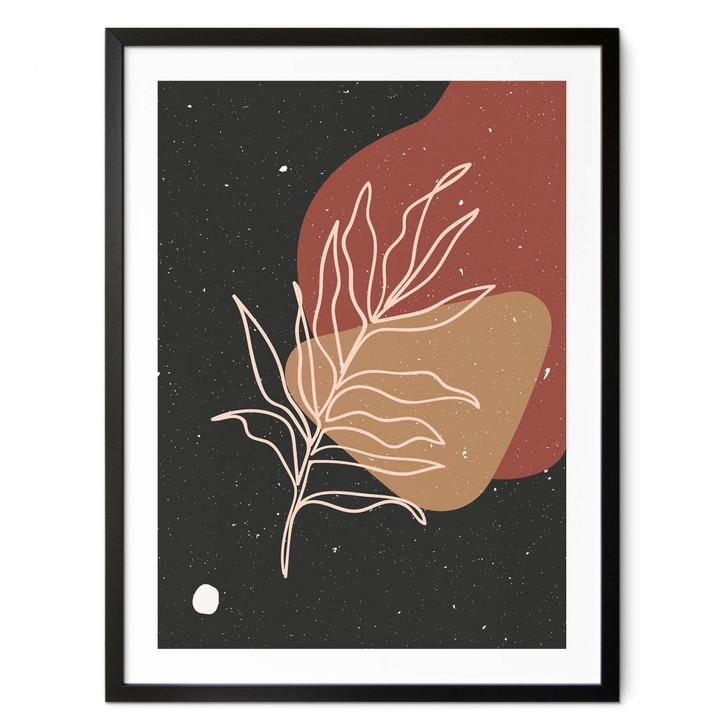 Poster NKTN - Blattkonturen - WA379990