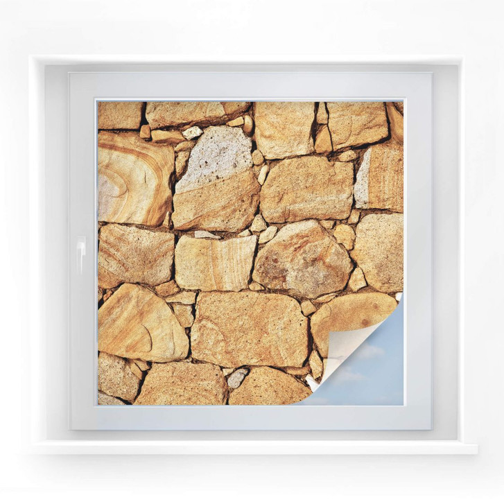 Sichtschutzfolie Mauer 03 - quadratisch - WA175868