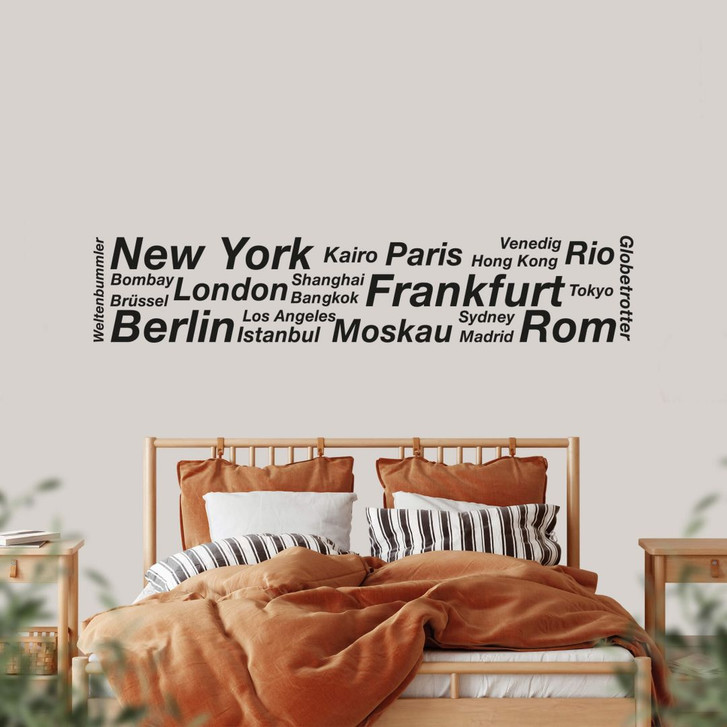 Wandtattoo Globetrotter - WA210998