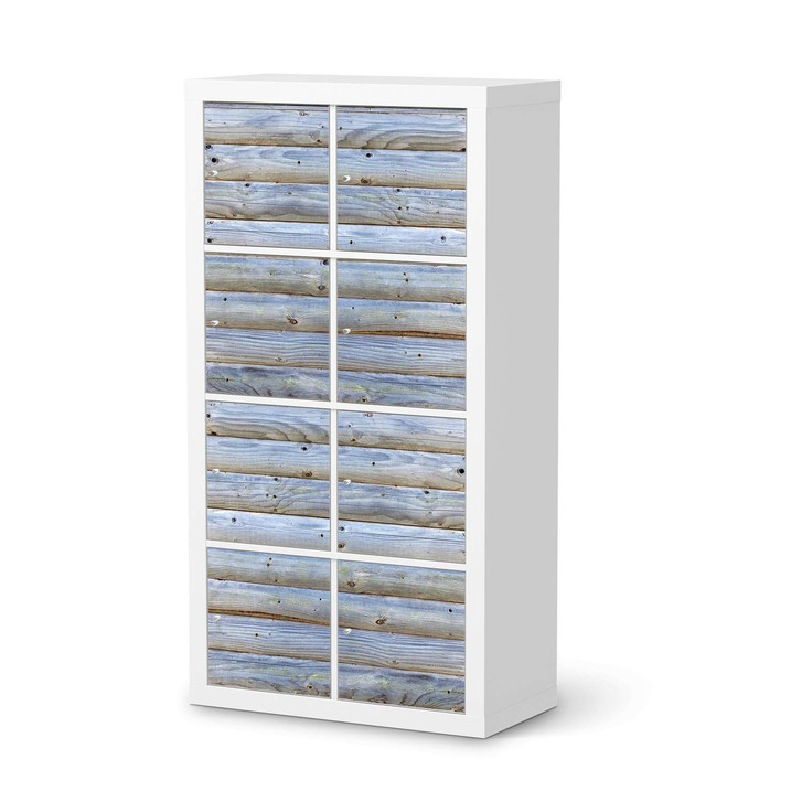 Klebefolie IKEA Expedit Regal 8 Türen - Greyhound - CR111117