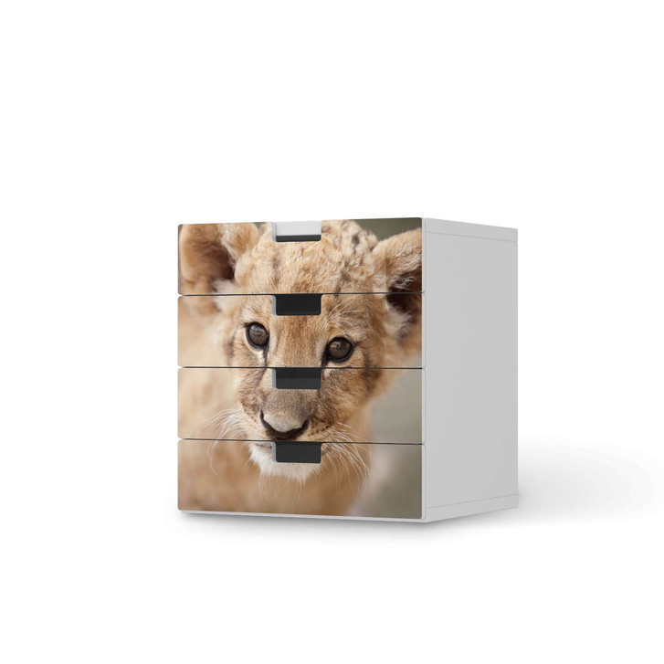 Klebefolie IKEA Stuva / Malad Kommode - 4 Schubladen - Simba - CR112178