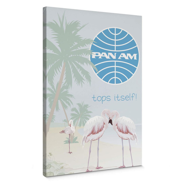 Leinwand PAN AM - Flamingobucht - WA356900