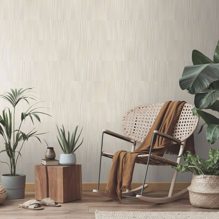 Linientapete, Strukturtapete, Vliestapete Erismann Martinique beige - WA397783