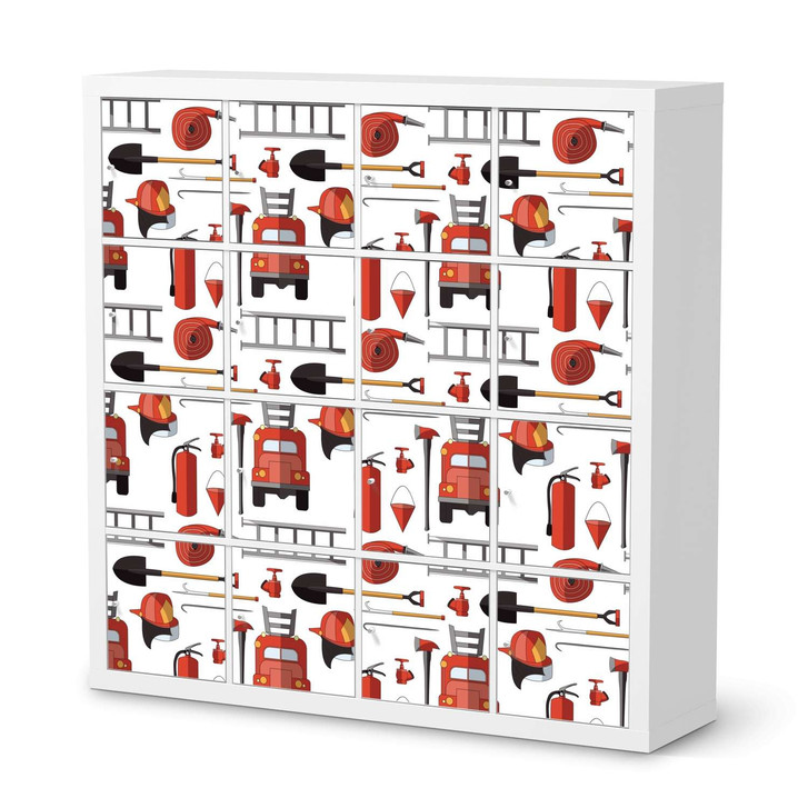 Möbelfolie IKEA Expedit Regal 16 Türen - Firefighter - CR118066
