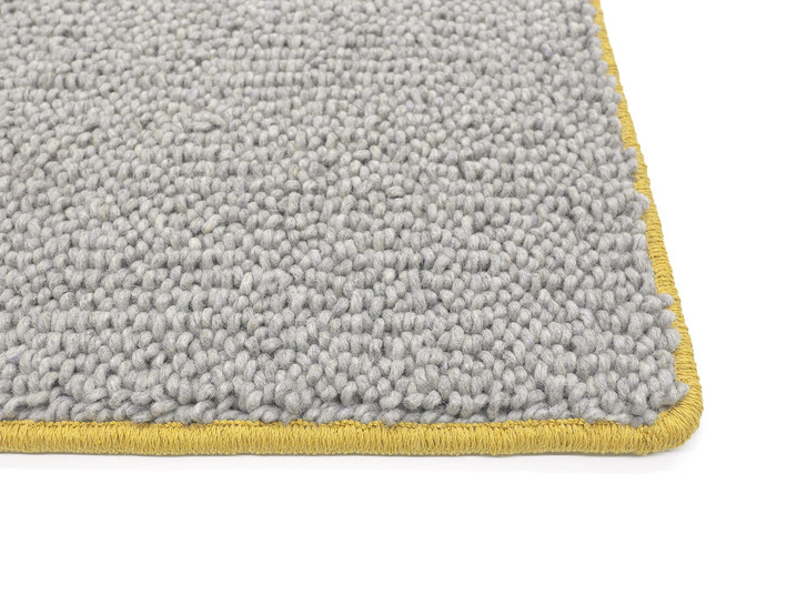 Olav Berber Kettelteppich in Elephant - Yellow - TS465078