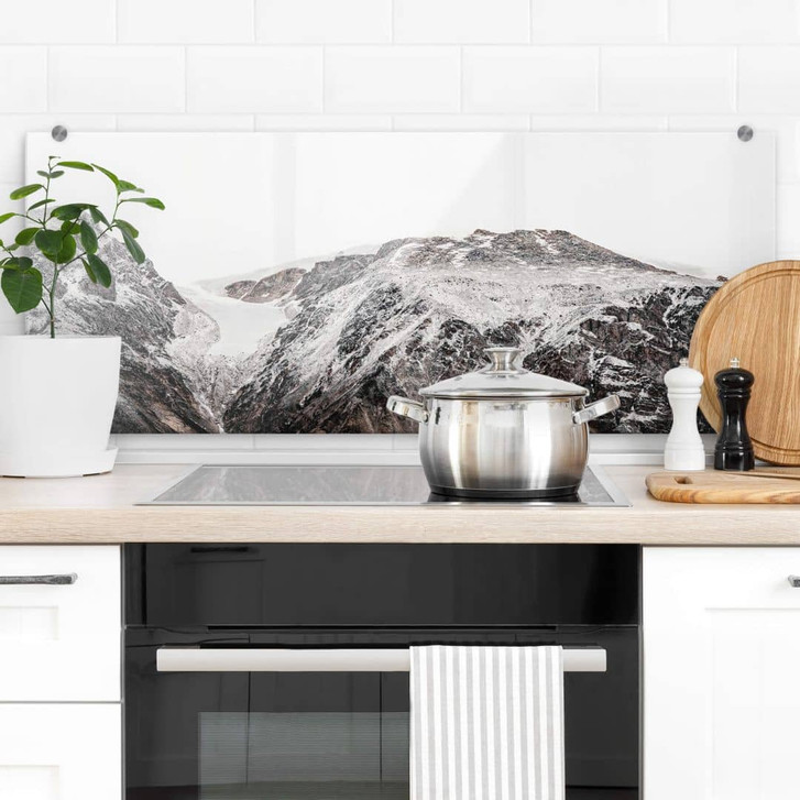 Spritzschutz Annie - Bergsilhouette - Panorama - WA318775