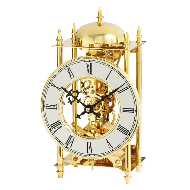 Tischuhr Metallgehäuse Messing - UG100346
