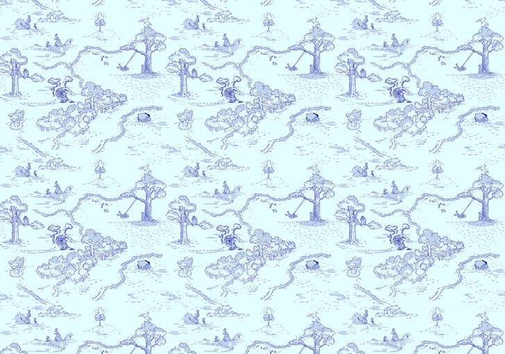 Digitaldrucktapete Winnie Pooh Pat - KODX8-032