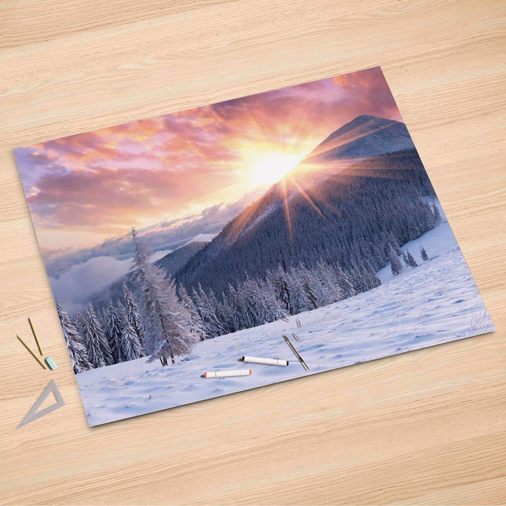 Folienbogen (150x100cm) - Zauberhafte Winterlandschaft - CR106747