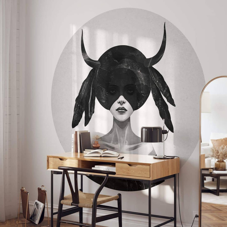 Fototapete Ireland - The Mound II - Rund - Selbstklebend/Vlies - WA352298