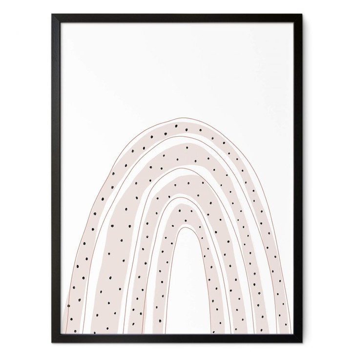 Kinderzimmer Poster uplusmestudio - Regenbogen mit Punkten - WA356258