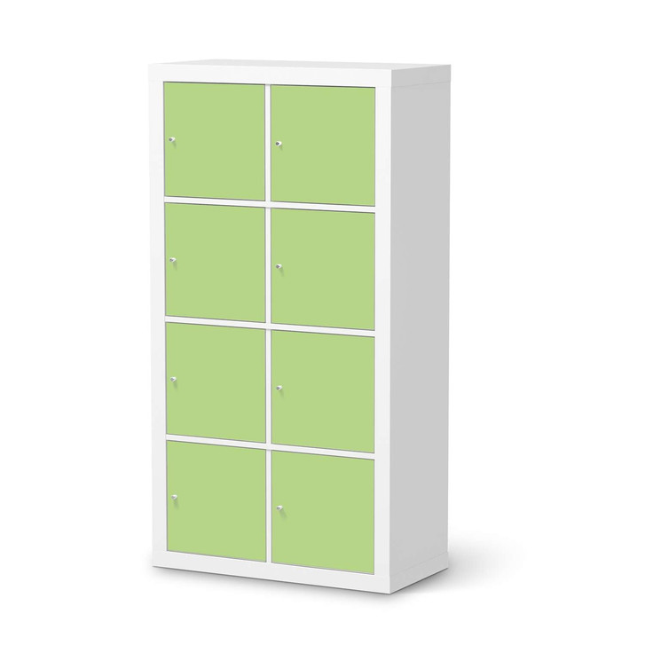 Klebefolie IKEA Expedit Regal 8 Türen - Hellgrün Light - CR111121