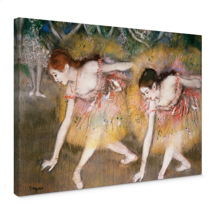 Leinwandbild Degas - Sich verbeugende Ballerinen - WA361583