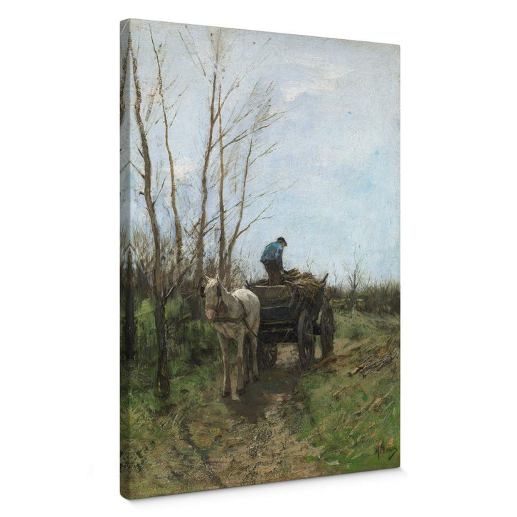 Leinwandbild Mauve - Holz sammeln - WA369879