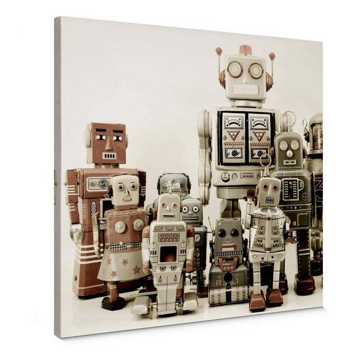 Leinwandbild Versammlung der Roboter - WA376771