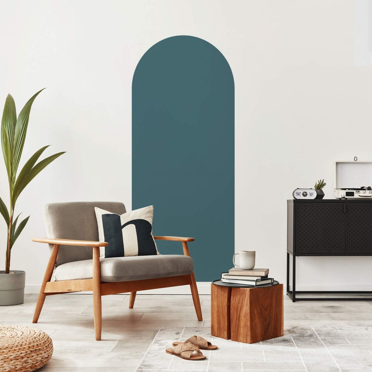 Wandtattoo Rundbogen schmal Petrol - WA412243