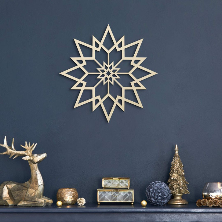 Holzkunst Pappel - Hängestern 01 - WA133528