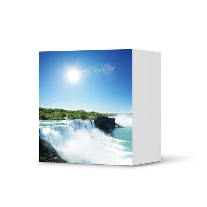 Klebefolie IKEA Besta Regal 1 Türe - Niagara Falls - CR109206