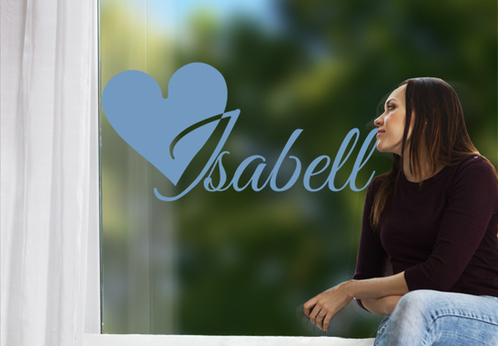 Glasdekor Wunschtext Initiale I - CG10538