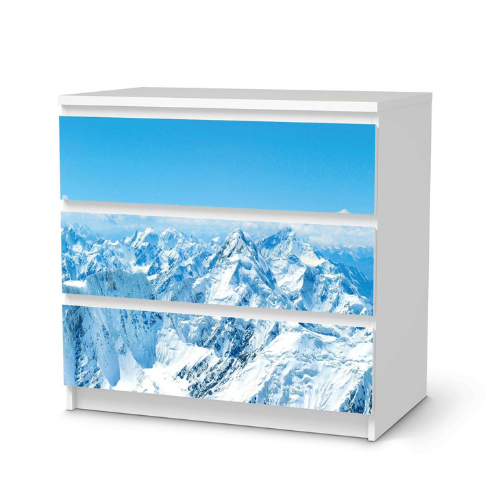 Klebefolie IKEA Malm Kommode 3 Schubladen - Himalaya - CR109809