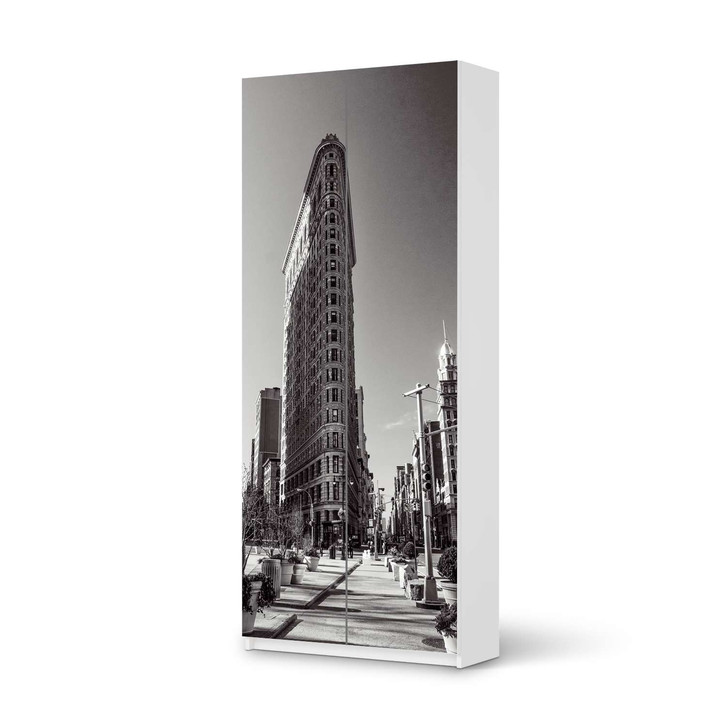 Möbelfolie IKEA Pax Schrank 236cm Höhe - 2 Türen - Manhattan - CR116812