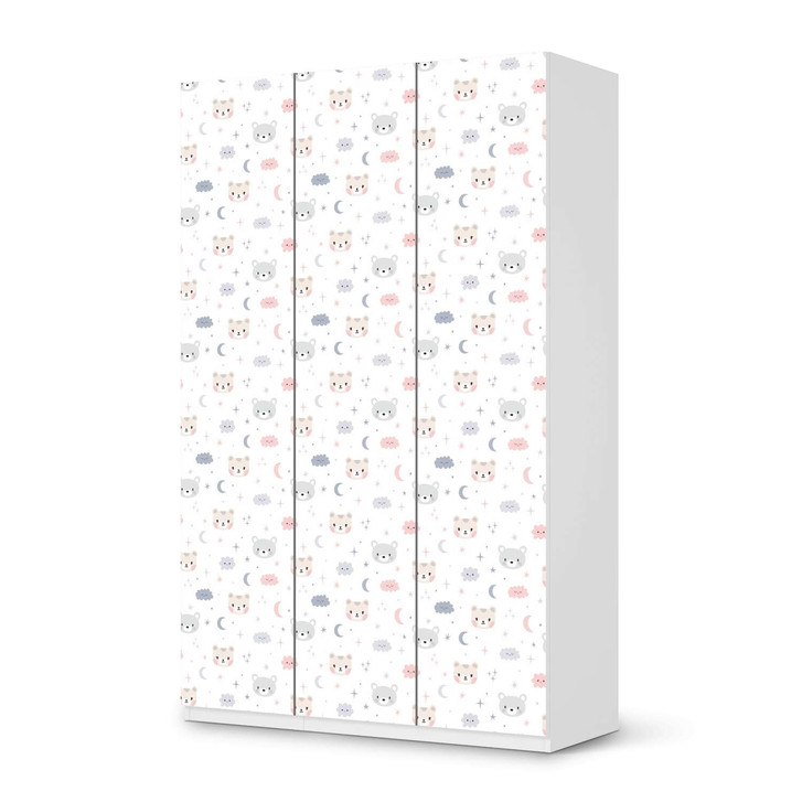 Möbelfolie IKEA Pax Schrank 236cm Höhe - 3 Türen - Sweet Dreams - CR118633