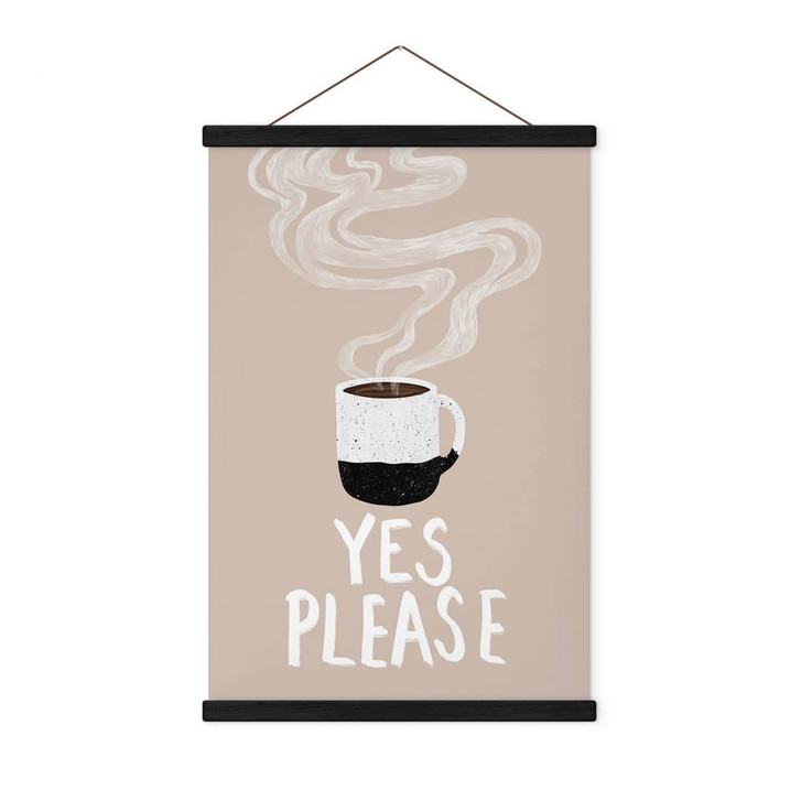 Stoffbild Heisse Tasse Kaffee am Morgen - EMELIEmaria - WA474620