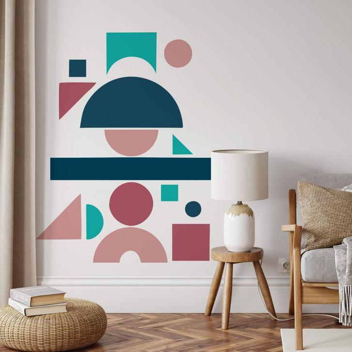 Wandtattoo Geometrische Komposition (15-teilig) - WA339871
