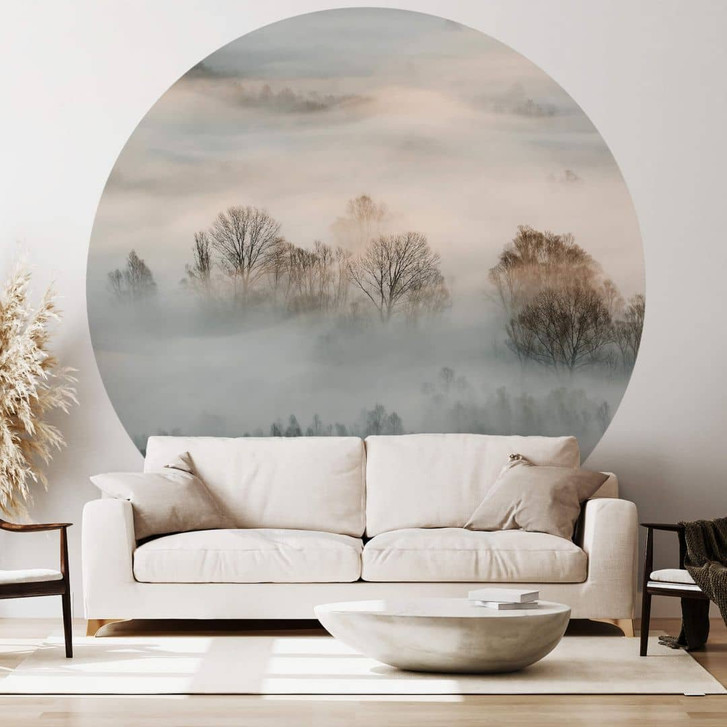 Fototapete Galimberti - Winternebel - Rund - Selbstklebend/Vlies - WA331165