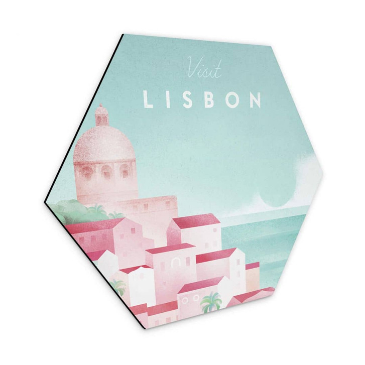 Hexagon - Alu-Dibond Rivers - Lissabon - WA315606