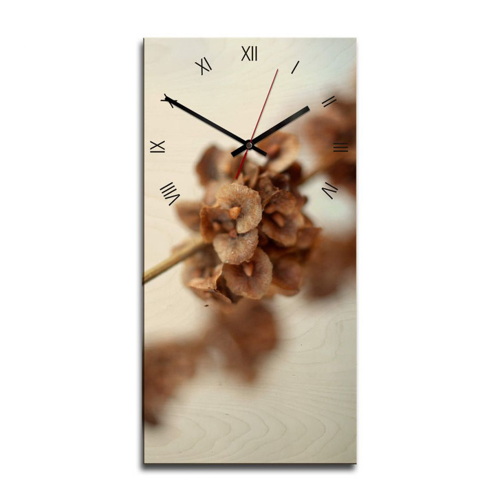 Holz-Wanduhr - Herbstblüte - WA233439