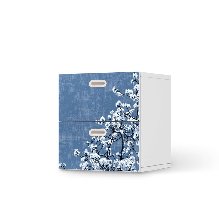 Klebefolie IKEA Stuva / Fritids Kommode - 2 Schubladen - Spring Tree - CR110125