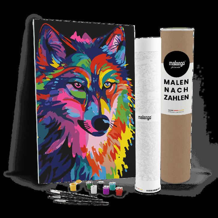 Malen nach Zahlen Leinwandbild - Wolf Wilhelm - WA447200