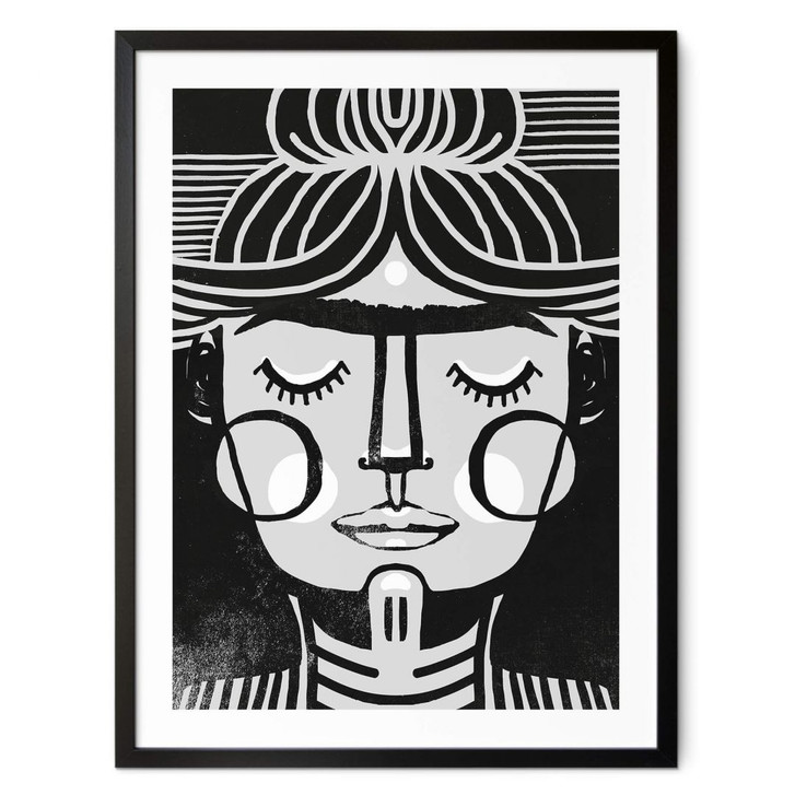 Poster Träumende Frida Illustration - Treechild - WA408199