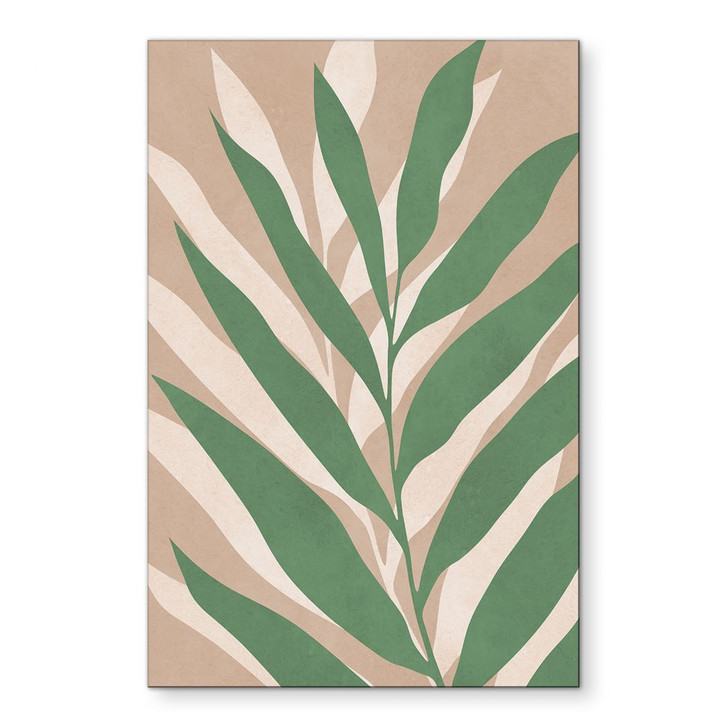 Wandbild Tropische Zweige im sanften Farbspiel - Costa - Alu-Dibond - WA458435