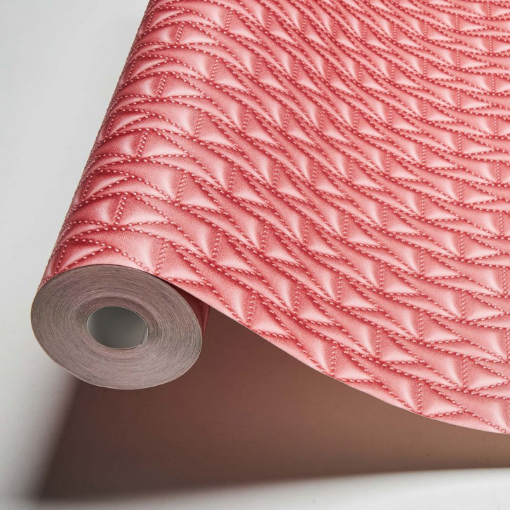 Karl Lagerfeld Wallpaper Vliestapete Kuilted rot - WA306647