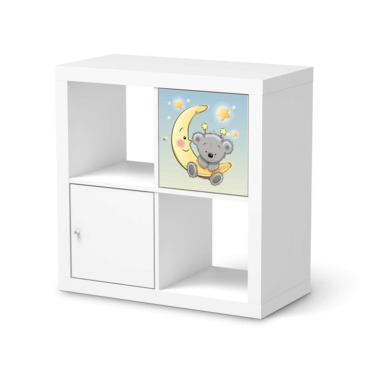 Klebefolie IKEA Expedit Regal Tür einzeln - Teddy und Mond - CR111298