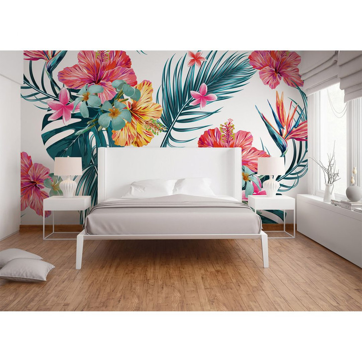 Livingwalls Fototapete Designwalls Tropical Art Blumen - WA296415