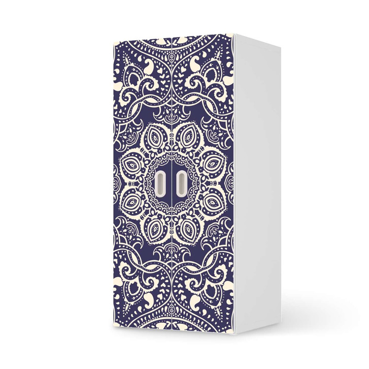 Möbelfolie IKEA Stuva / Fritids Schrank - 2 grosse Türen - Blue Mandala - CR117799